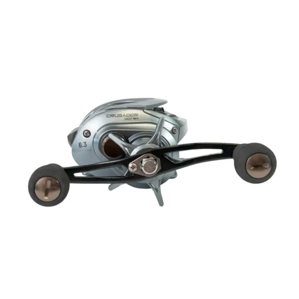 Reel Rotativo Crusader 407 RH Bajo Perfil Trolling 16kg 6+1 Rulemanes - Imagen 3