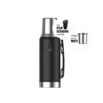 Termo Mate System 1.2 litros - Negro 2.0