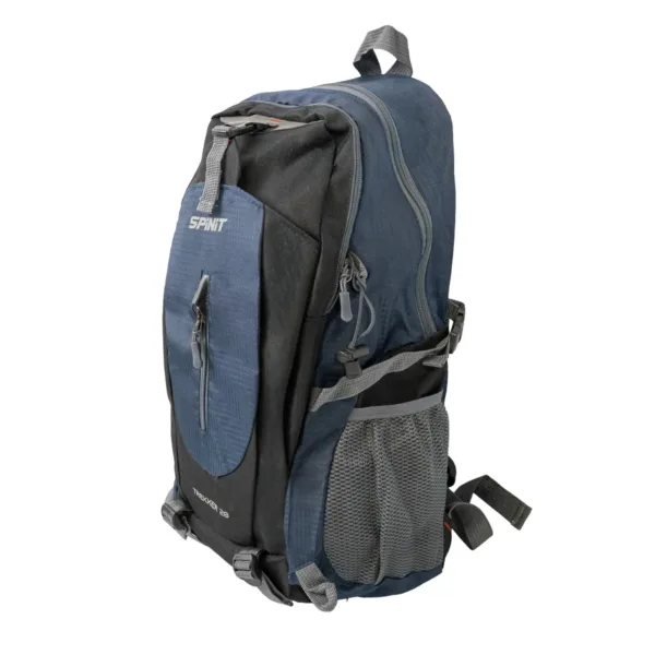 Mochila Trekker 28 Lts Trekking Urbana Con Cobertor Azul - Imagen 2