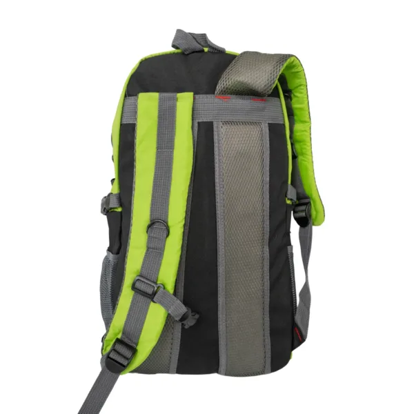 Mochila Trekker 28 Lts Trekking Urbana Con Cobertor Verde - Imagen 4