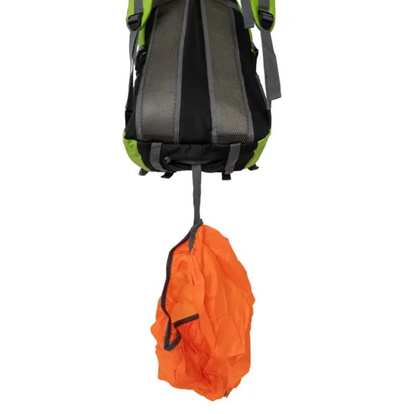 Mochila Trekker 28 Lts Trekking Urbana Con Cobertor Verde - Imagen 6