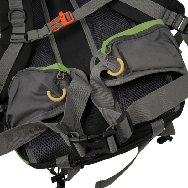 Mochila Trekker 45 Lts Trekking Urbana Con Cobertor Verde - Imagen 5
