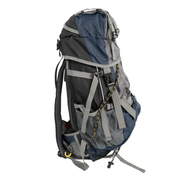 Mochila Trekker 45 Lts Trekking Urbana Con Cobertor Azul - Imagen 2
