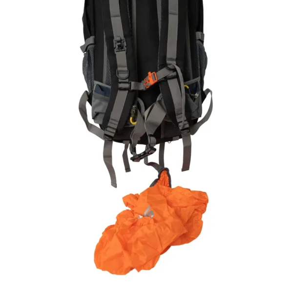 Mochila Trekker 45 Lts Trekking Urbana Con Cobertor Azul - Imagen 7