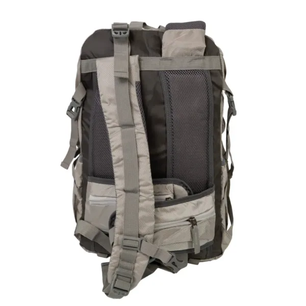 Mochila Trekker 35 Lts Trekking Outdoor Con Cobertor Gris - Imagen 4