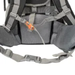 Mochila Trekker 70 Lts Trekking Con Cobertor Negra - Imagen 6