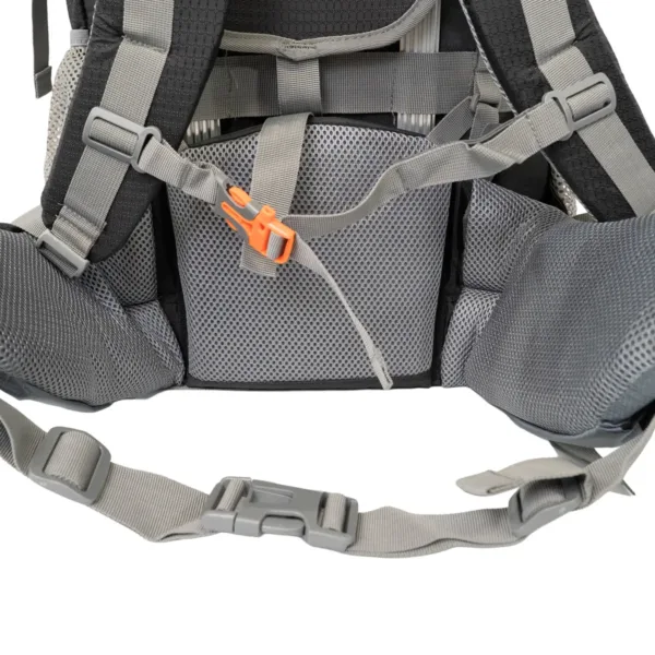 Mochila Trekker 70 Lts Trekking Con Cobertor Negra - Imagen 6
