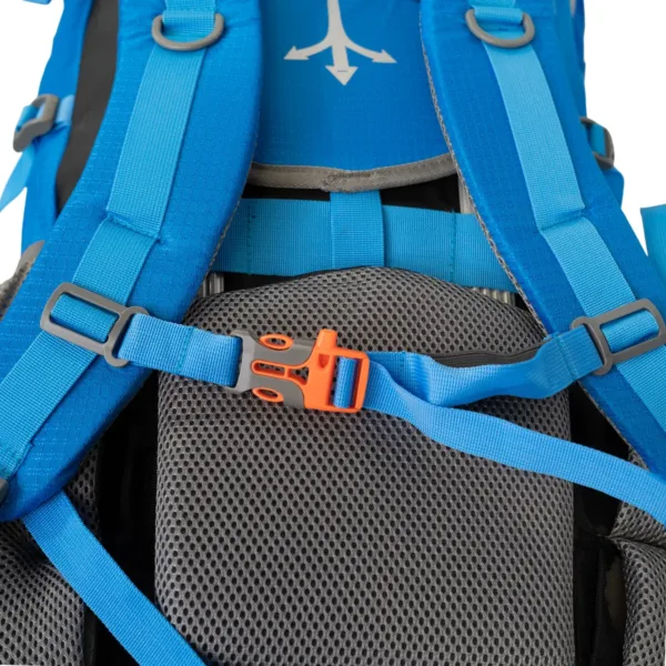 Mochila Trekker 70 Lts Trekking Con Cobertor Azul - Imagen 4