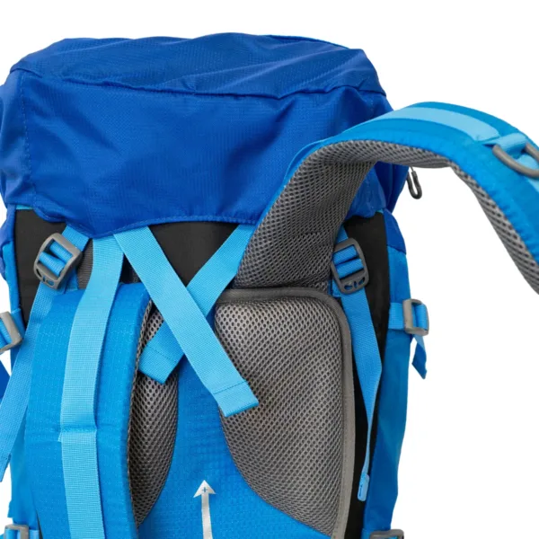 Mochila Trekker 70 Lts Trekking Con Cobertor Azul - Imagen 5