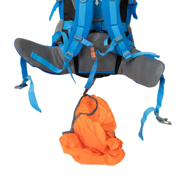 Mochila Trekker 70 Lts Trekking Con Cobertor Azul - Imagen 7