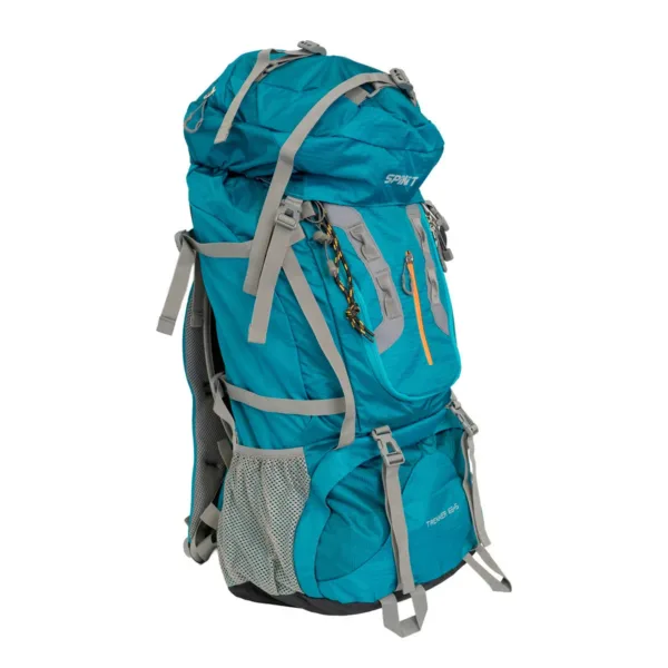 Mochila Trekker 70 Lts Trekking Con Cobertor Verde - Imagen 2