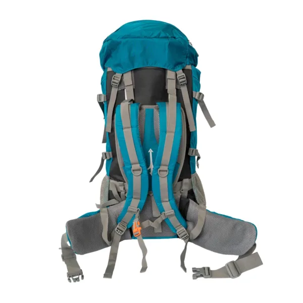 Mochila Trekker 70 Lts Trekking Con Cobertor Verde - Imagen 3
