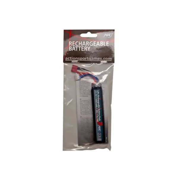 Batería recargable LiPo 11.1V 1450 mAh T-Plug Alto rendimiento para réplicas AEG - Imagen 2