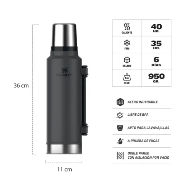 Termo Clasico 1.4 Lt. Asa Plegable 2.0 - Imagen 2