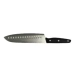 Cuchillo Santoku 7 Pakka Negro Hoja Lisa Acero - Imagen 3