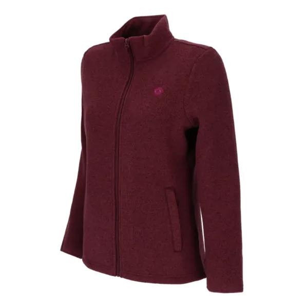 Campera Cardigan Doite Korei Mujer - Wine - Imagen 2