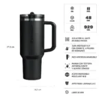 Vaso térmico QUENCHER tapa ProTour Flip Straw 1.18 Litros - Imagen 12