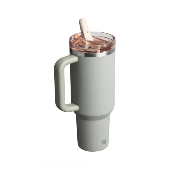 Vaso térmico QUENCHER tapa ProTour Flip Straw 1.18 Litros - Sage Grey - Imagen 4