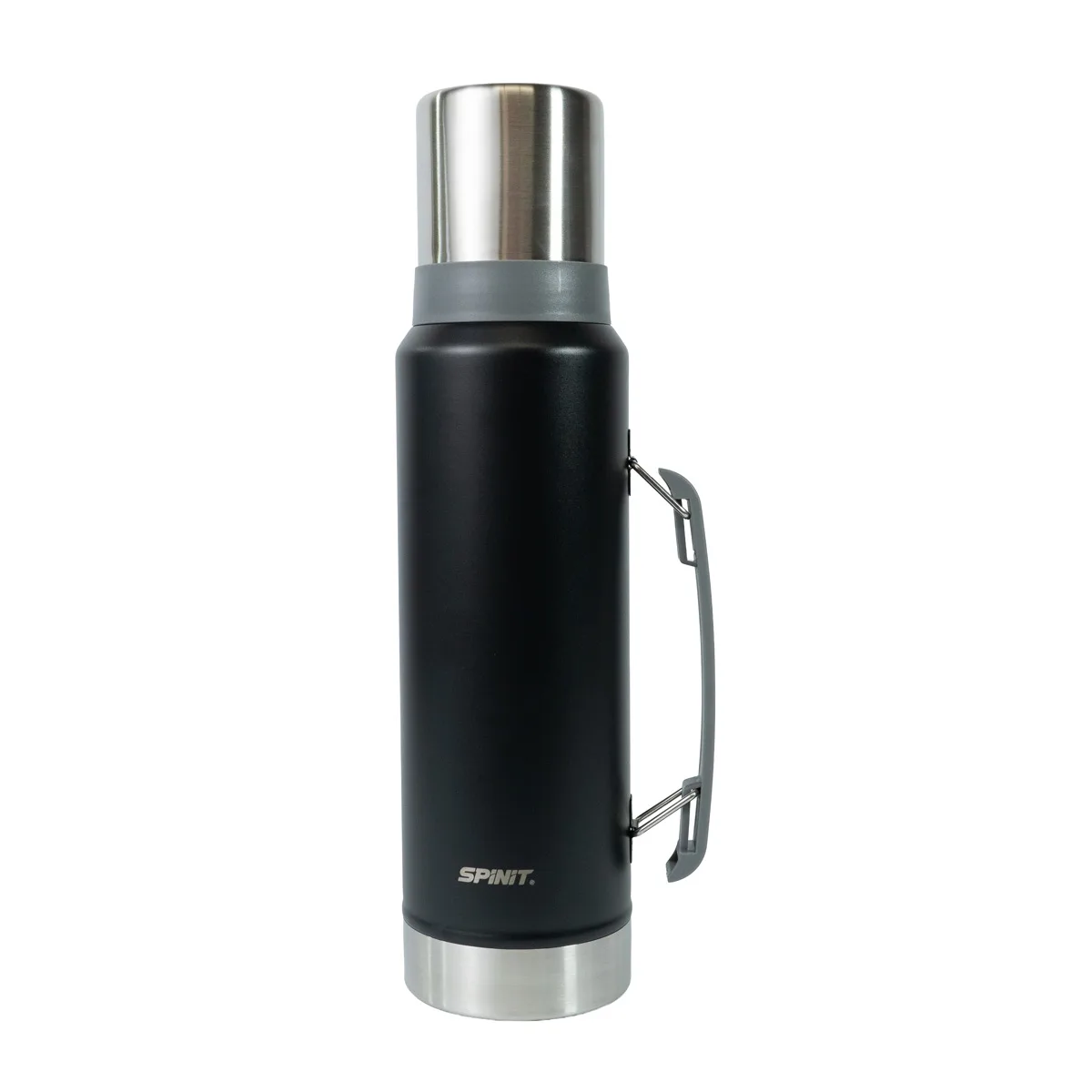 600660 TERMO SPINIT TA120 1.2L NEGRO-01 Termo Spinit 1.2 litros Acero Inoxidable - Negro - Imagen 1