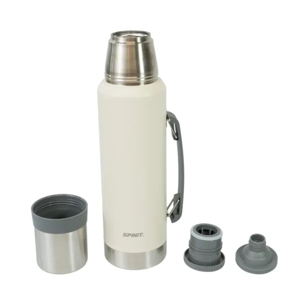 Termo Spinit TA 1.2 litros Acero Inoxidable - Marfil - Imagen 2