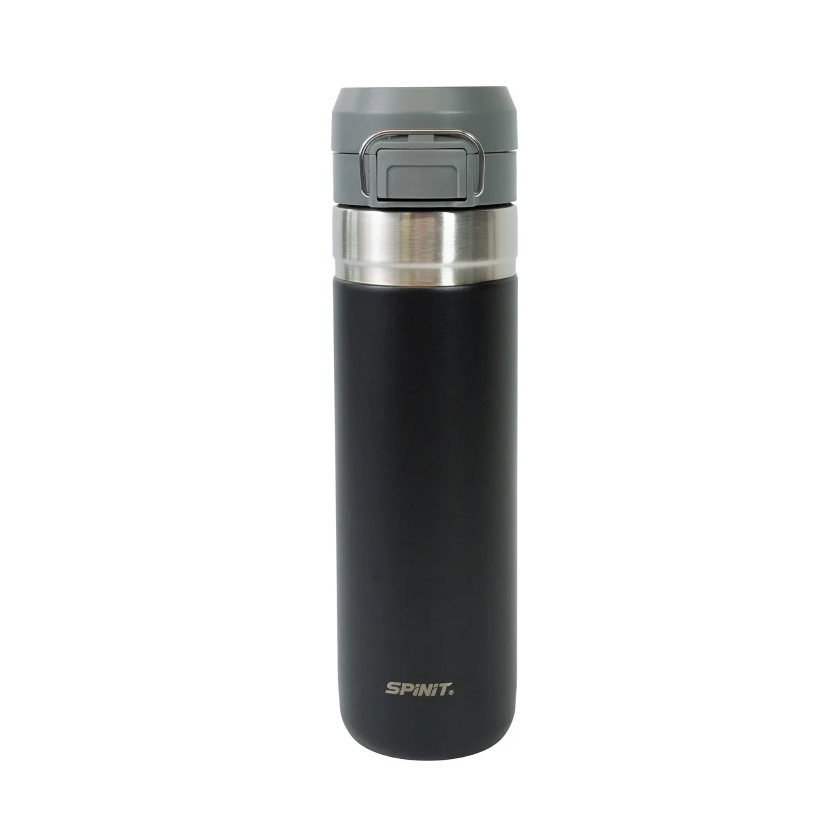600692 BOTELLA TERMICA SPINIT BA075 LOCK 750ML NEGRO-01 Botella Térmica Spinit Lock 750 ml Acero Inoxidable - Negro - Imagen 1