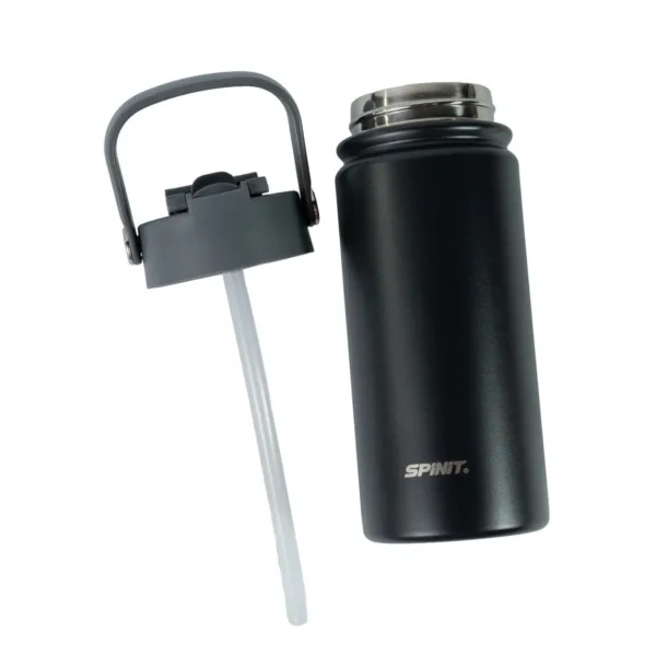 Botella Térmica Spinit Dual 500 ml Acero Inoxidable - Negro - Imagen 5