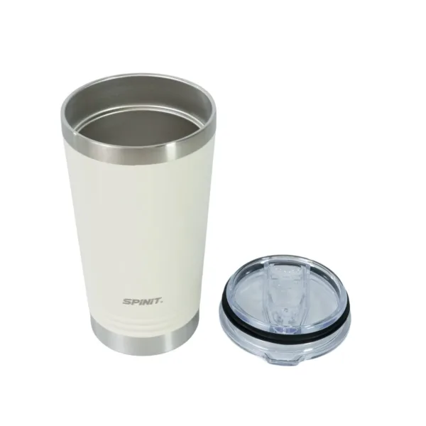 Vaso Térmico Spinit Clear 530 ml Acero Inoxidable - Marfil - Imagen 3