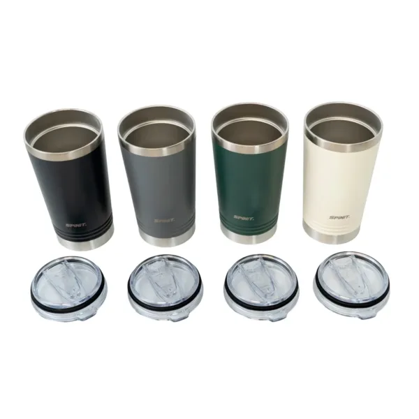 Vaso Térmico Spinit Clear 530 ml Acero Inoxidable - Marfil - Imagen 4