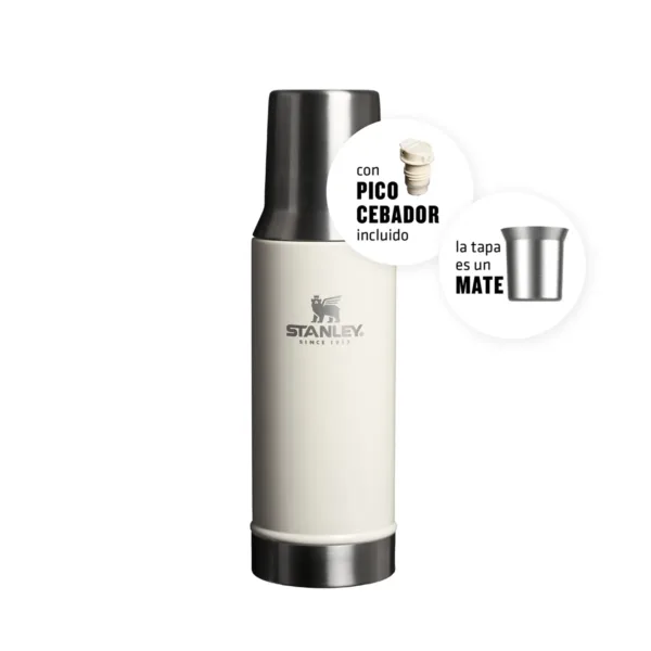 Termo Mate System 800 ml - Cream Gloss - Imagen 5