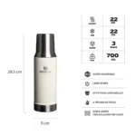 Termo Mate System 800 ml - Cream Gloss - Imagen 4