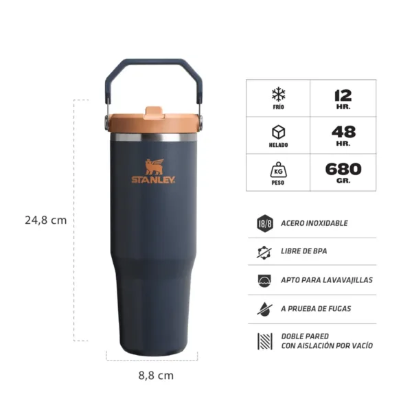 Botella Térmica Flip Straw Tumbler 887 ml - Imagen 2