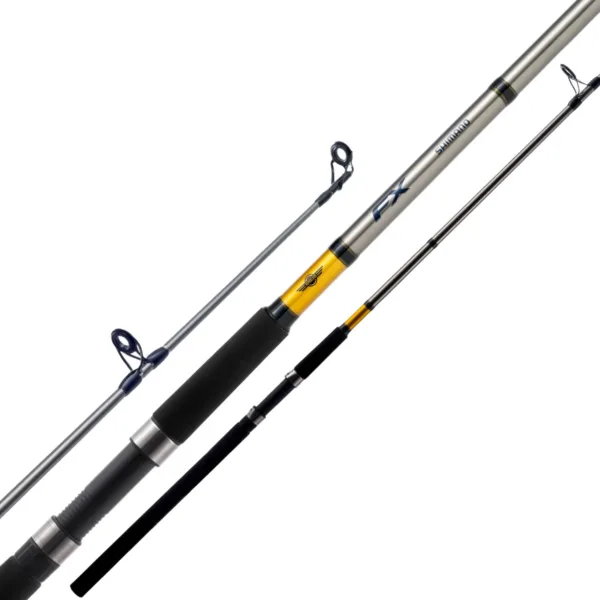 600966-CAÑA SHIMANO FX SPIN 3.35M 6-12LB H 2T F (1) Caña 3.35 m FX 2T 6-12lb Spinning - Imagen 1