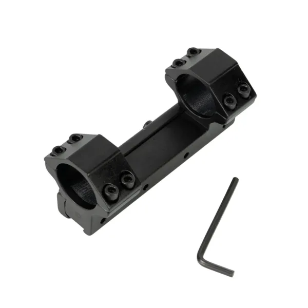 Montaje Shilba 1" Reforzado Monopieza Medio Riel 11mm - Imagen 2