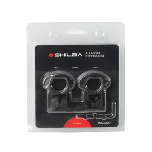Montaje Shilba 1" Reforzado 2 Piezas Alto Riel 11mm - Imagen 6