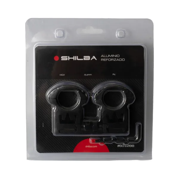 Montaje Shilba 1" Reforzado 2 Piezas Alto Riel Picatinny - Imagen 5