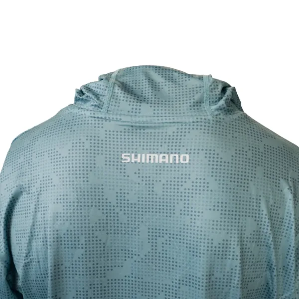 Camiseta Manga Larga con capucha Hood Tech Tee Verde - Imagen 7