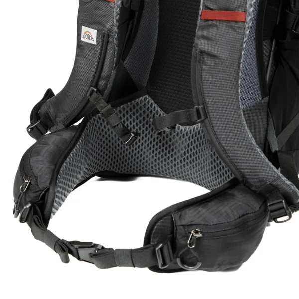 Mochila Trekking Accion Horizon 45 Litros Negra - Imagen 4