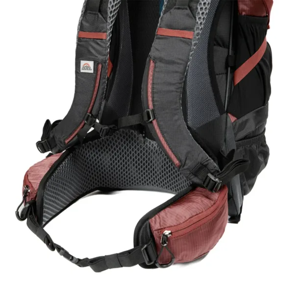 Mochila Trekking Accion Phantor 42L Roja - Imagen 9