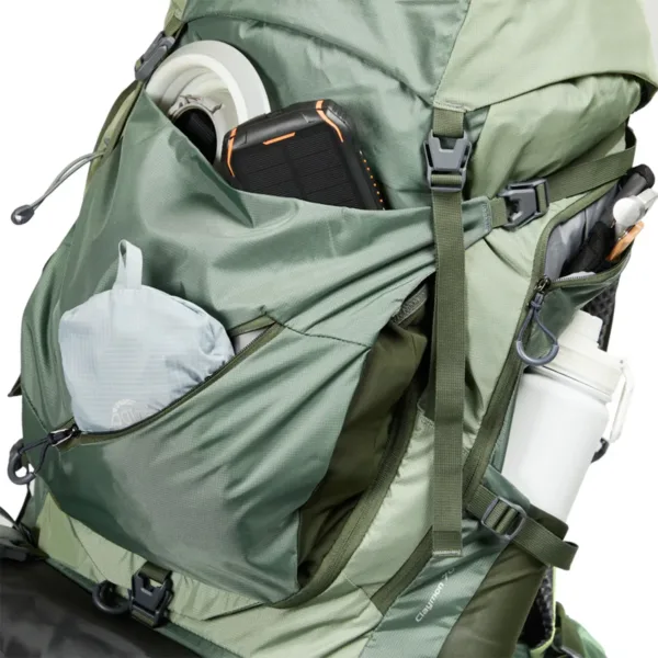 Mochila Trekking Excursion Claymon 70 Litros Verde - Imagen 12