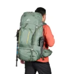 Mochila Trekking Excursion Elica 70 Litros Verde - Imagen 3