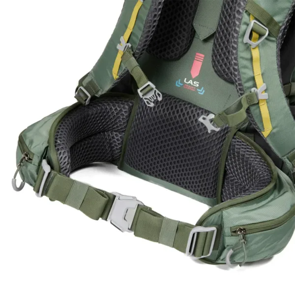 Mochila Trekking Excursion Elica 70 Litros Verde - Imagen 9