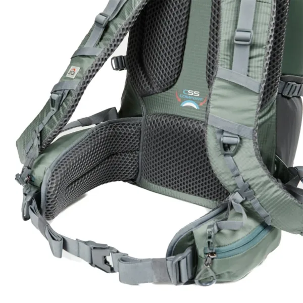 Mochila Trekking Excursion Pionera 50L Verde - Imagen 9