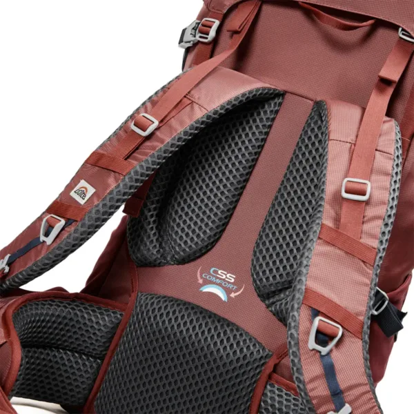 Mochila Trekking Excursion Ventura 65L Roja - Imagen 8