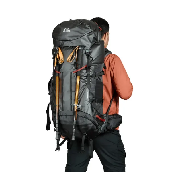 Mochila Trekking Expedicion Camino 100L Negra - Imagen 5