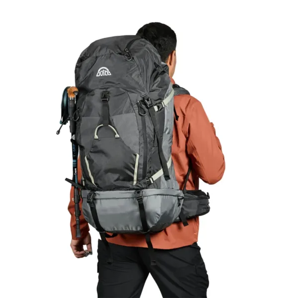 Mochila Trekking Expedicion Tundak 90L Negra - Imagen 3