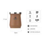 Mate Térmico Classic 236ml Acero Inoxidable Toast - Imagen 3