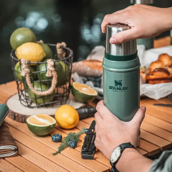 Termo Clásico 591ml Acero Inoxidable con Tapón Cebador - Imagen 2