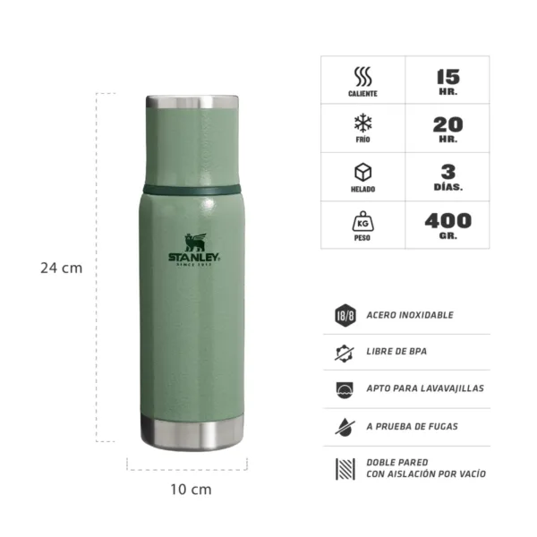 Termo Adventure To-Go 500ml Acero Inoxidable con Tapón 360 - Imagen 2