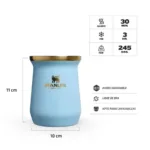 Mate Térmico Messi Striker Blue 236 ml - Azul - Imagen 2