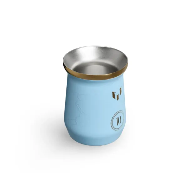 Mate Térmico Messi Striker Blue 236 ml - Azul - Imagen 4